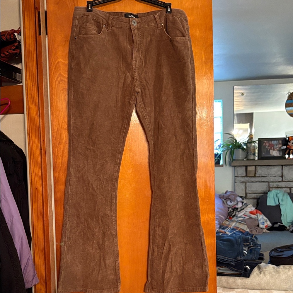 Women's Corduroy Brown Pants
